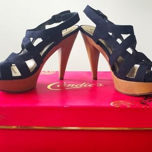 Candies high heel platform sandals